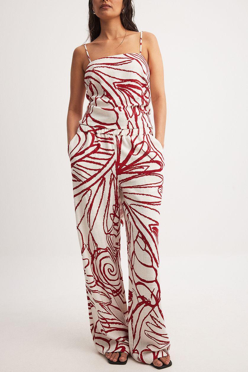 Linen Blend Pants Product Image