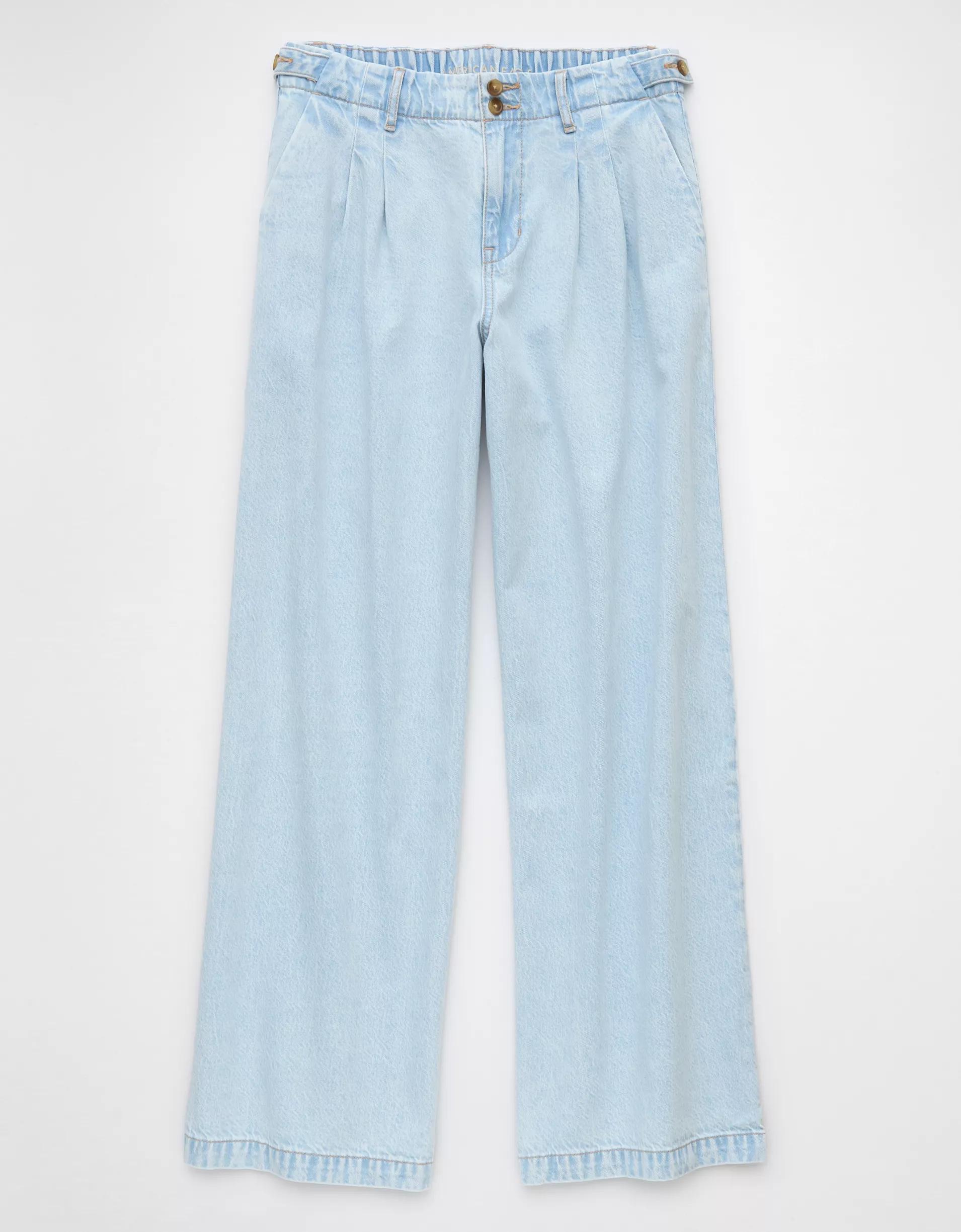 AE Strigid High-Waisted Wide-Leg Trouser Jean Product Image