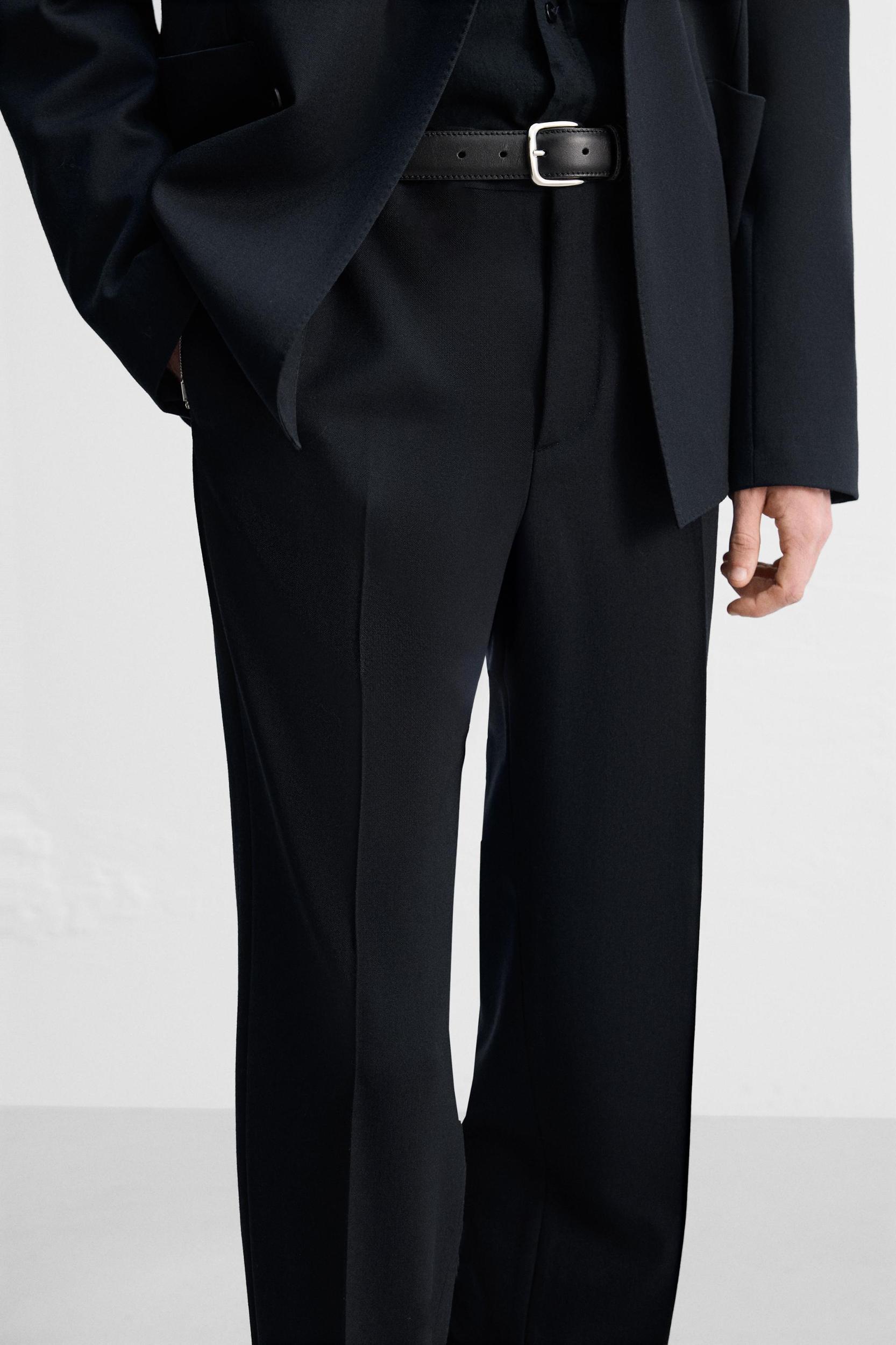 100% WOOL SUIT PANTS Product Image