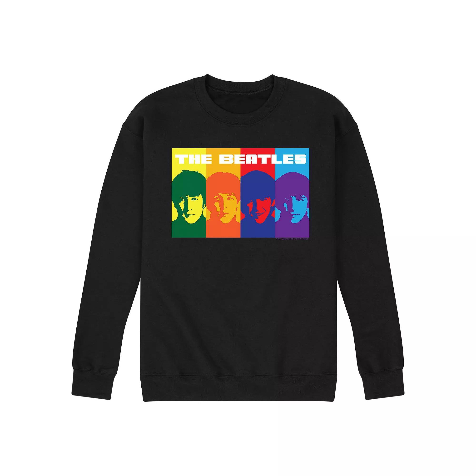 Men's The Beatles Color Block Sweatshirt,  Product Image