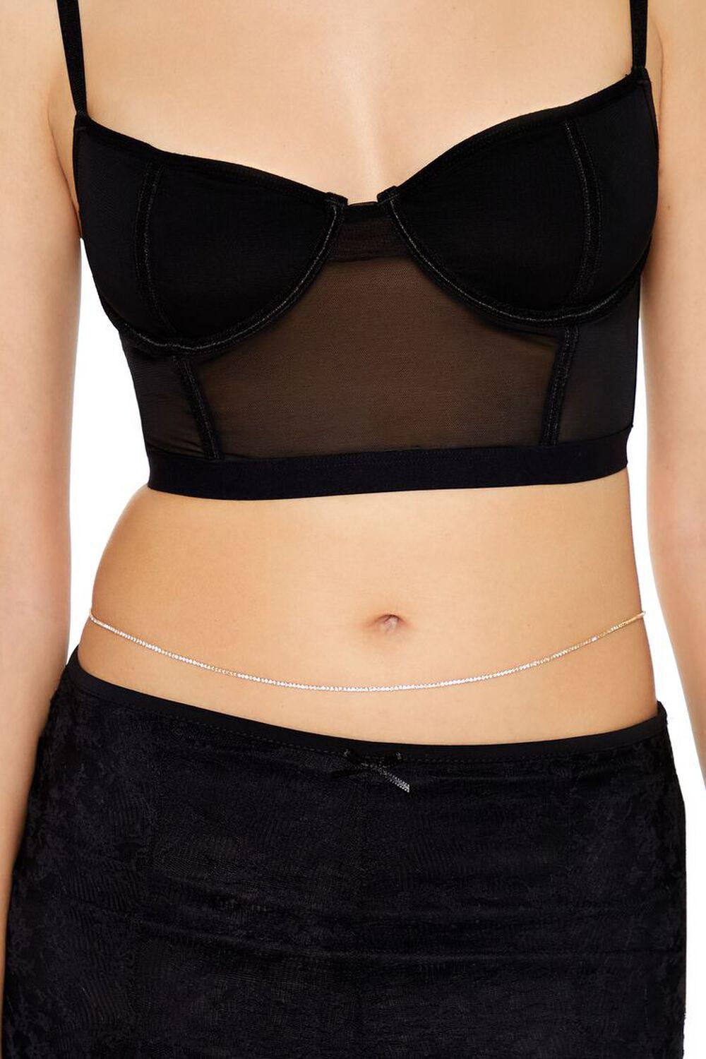 Rhinestone Box Belly Chain | Forever 21 Product Image