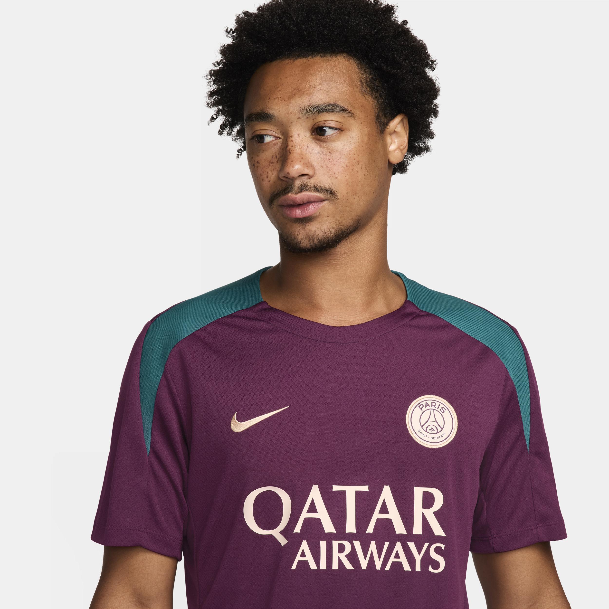Men's Nike Burgundy Paris Saint-Germain 2024/25 Strike Performance Top,  Product Image