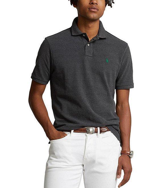 Polo Ralph Lauren Classic Fit Solid Cotton Mesh Polo Shirt Product Image