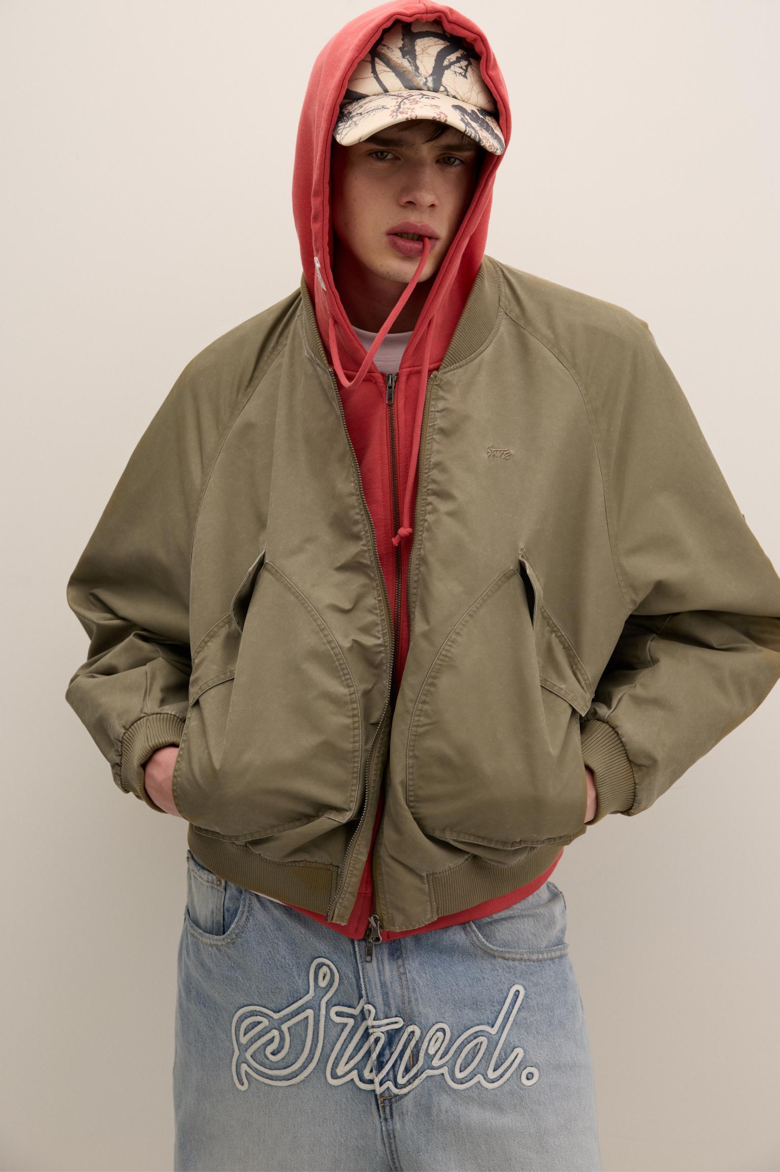 Bomber jacket with pockets Product Image