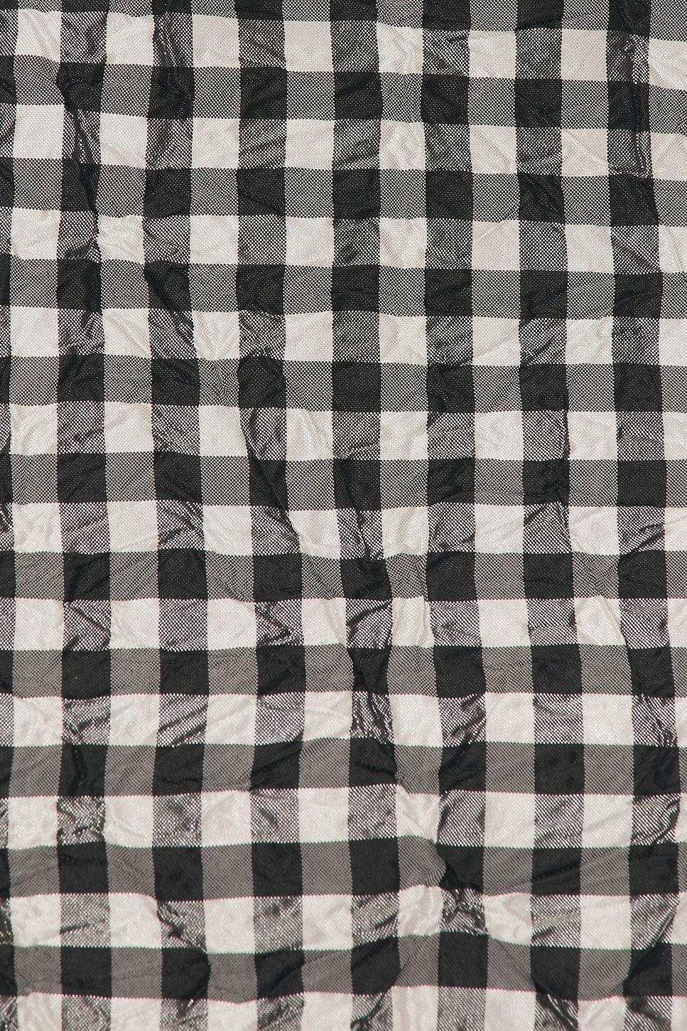 Check Open Back Frill Top Product Image