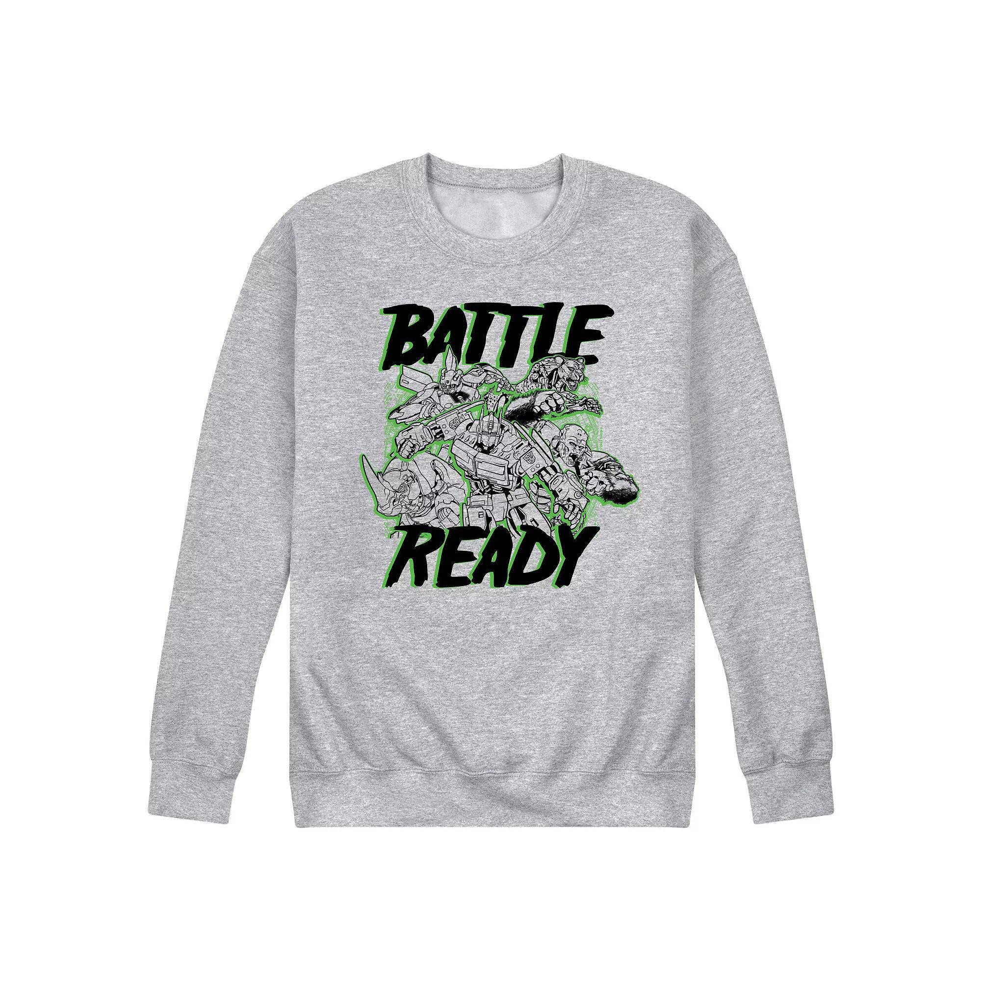 Men's Transformers Battle Ready Fleece Sweatshirt,  Product Image
