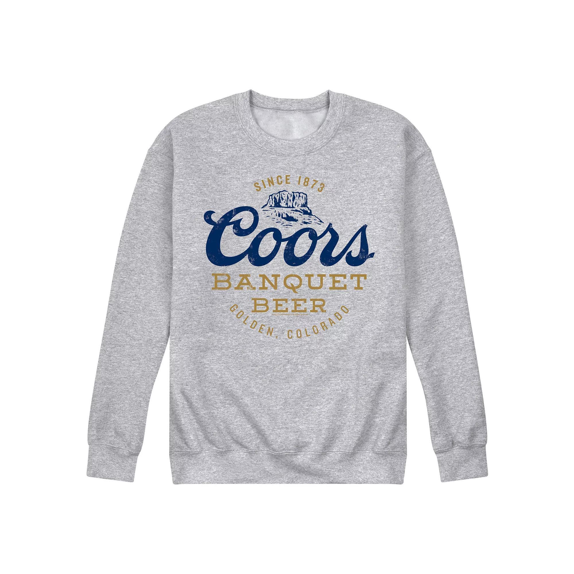 Men's Coors Banquet The Legend Fleece Sweatshirt, Size: XXL, Grey Gray Product Image