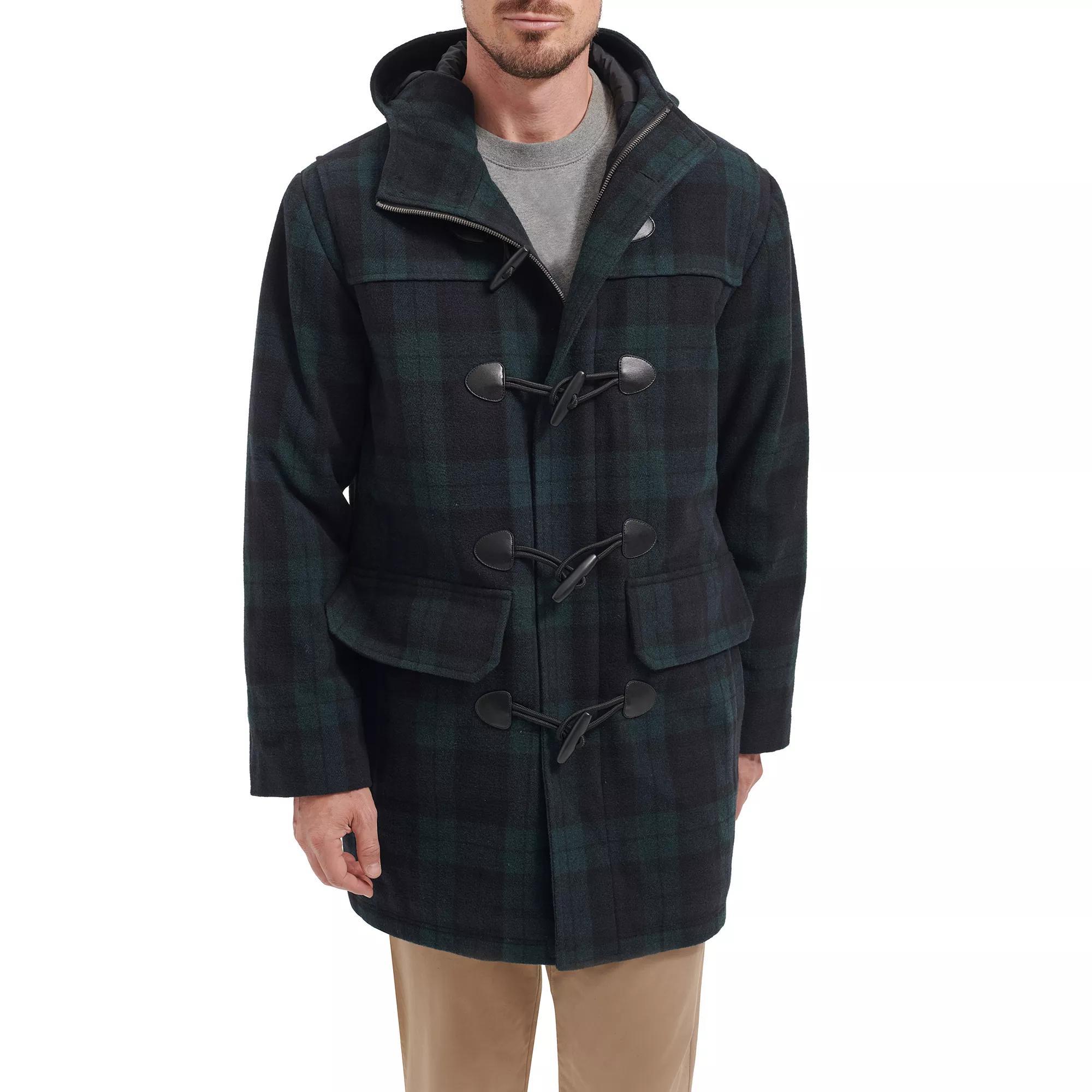 Men's Tommy Hilfiger Wool Blend Duffle Coat,  Product Image