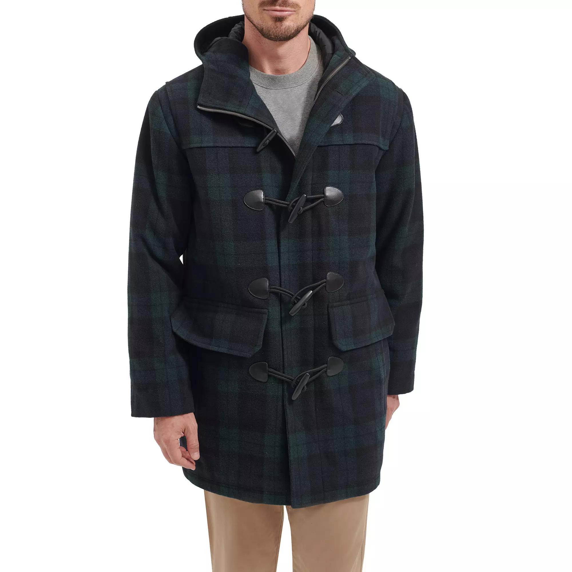 Men's Tommy Hilfiger Wool Blend Duffle Coat,  Product Image