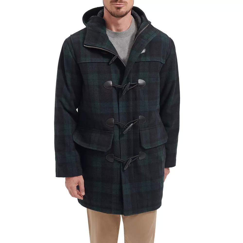 Men's Tommy Hilfiger Wool Blend Duffle Coat,  Product Image
