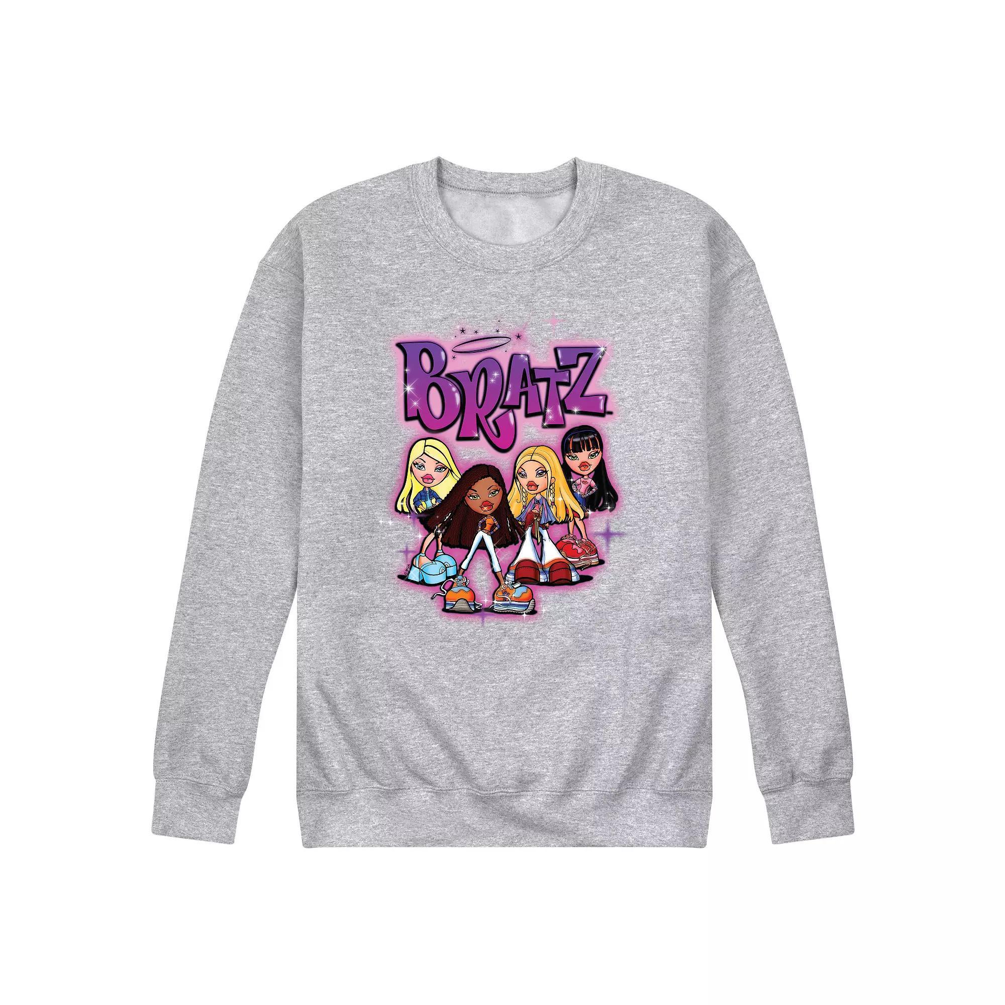 Men's Bratz Doll Group Fleece Sweatshirt, Size: XXL, Blue Product Image