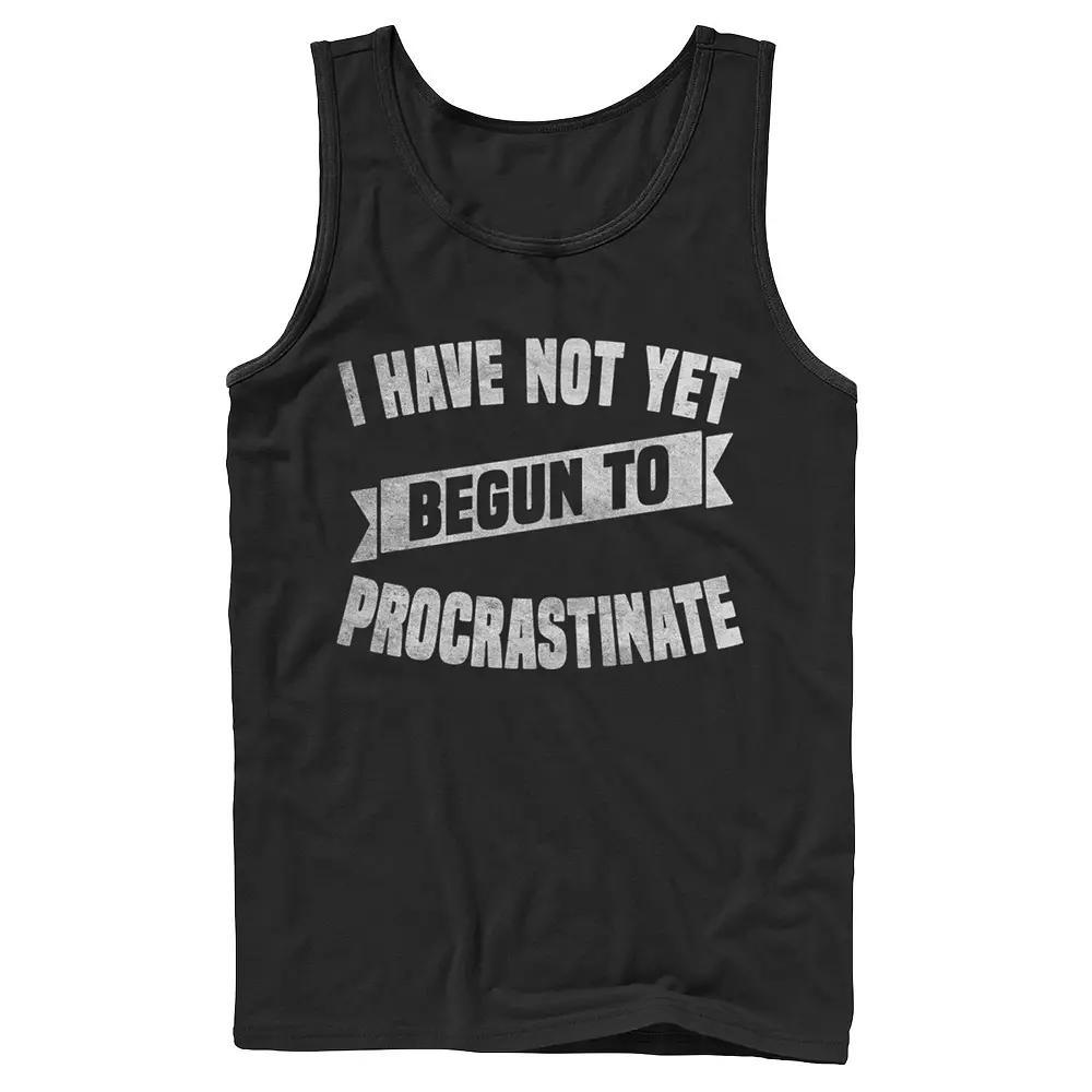 Men's I Have Not Yet Begun To Procrastinate Tank Top,  Product Image