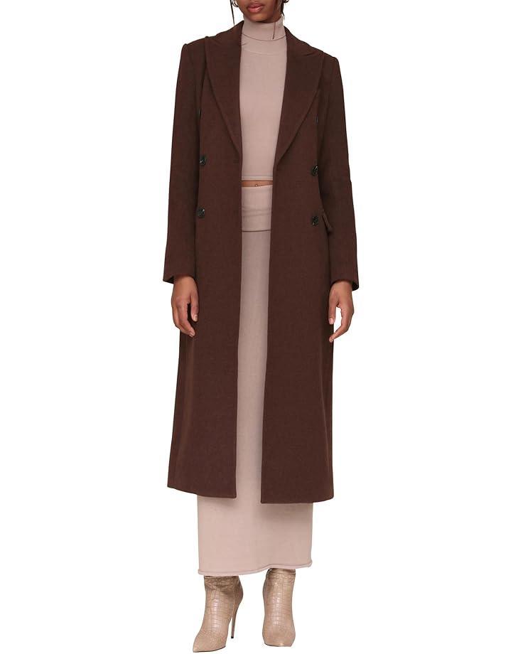 Wool Maxi Wrap Coat Product Image