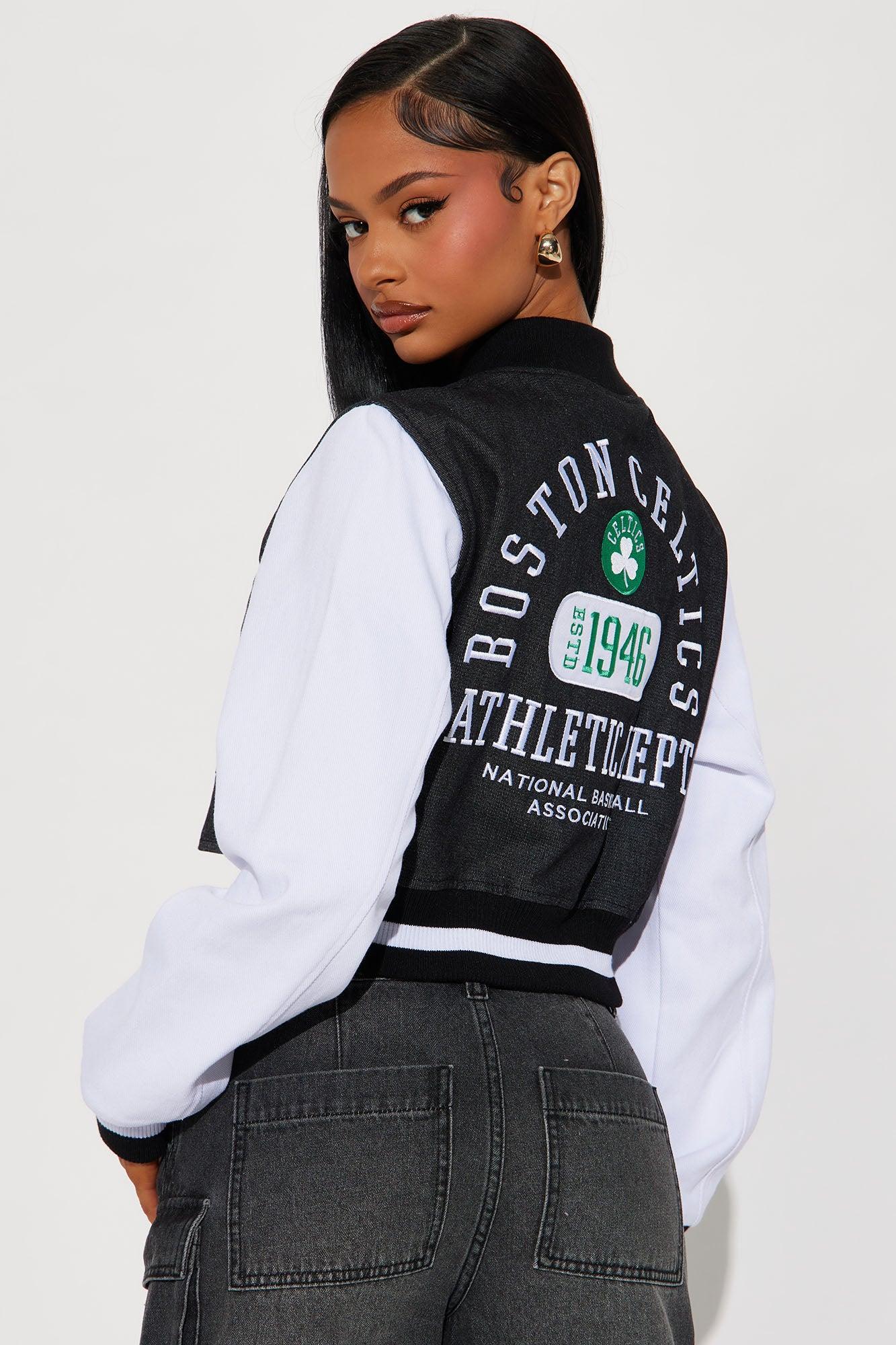 Celtics Home Game Jacket - Black Wash Product Image