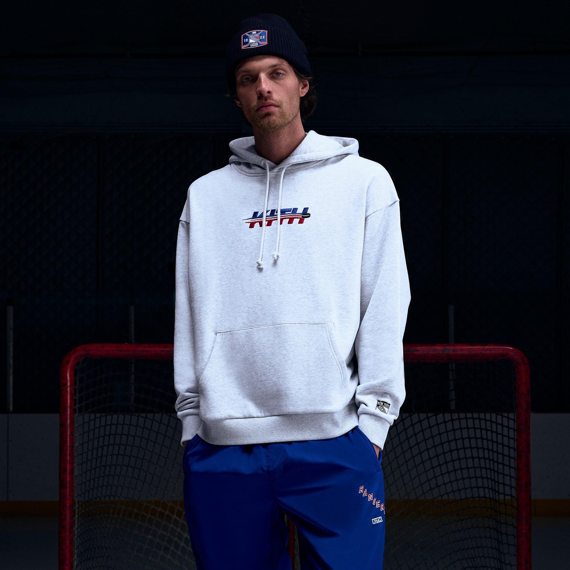 Kith for the New York Rangers Nylon Track Pant - Cyclone Male Product Image