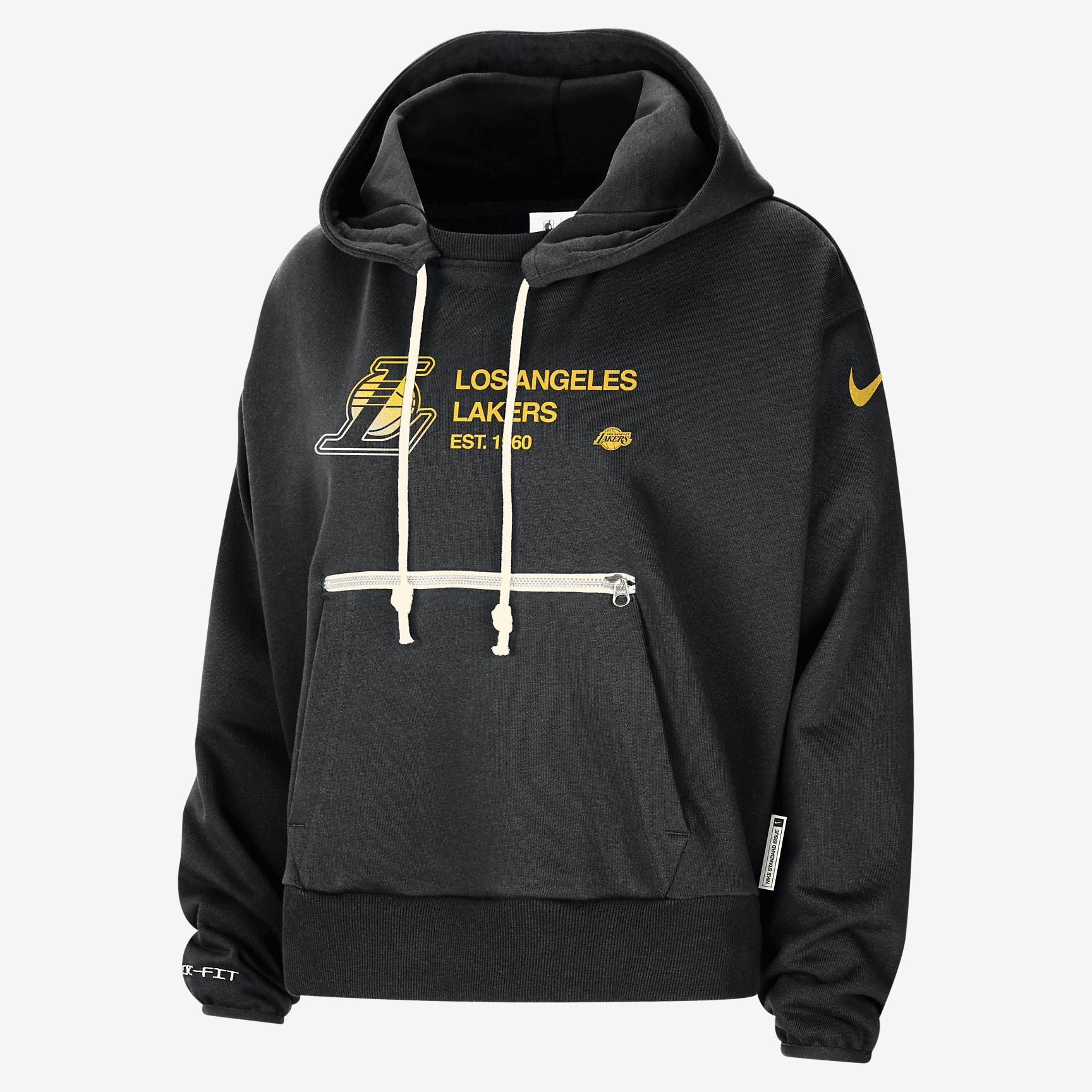 Los Angeles Lakers Standard Issue Women's Nike Dri-FIT NBA Pullover Hoodie Product Image