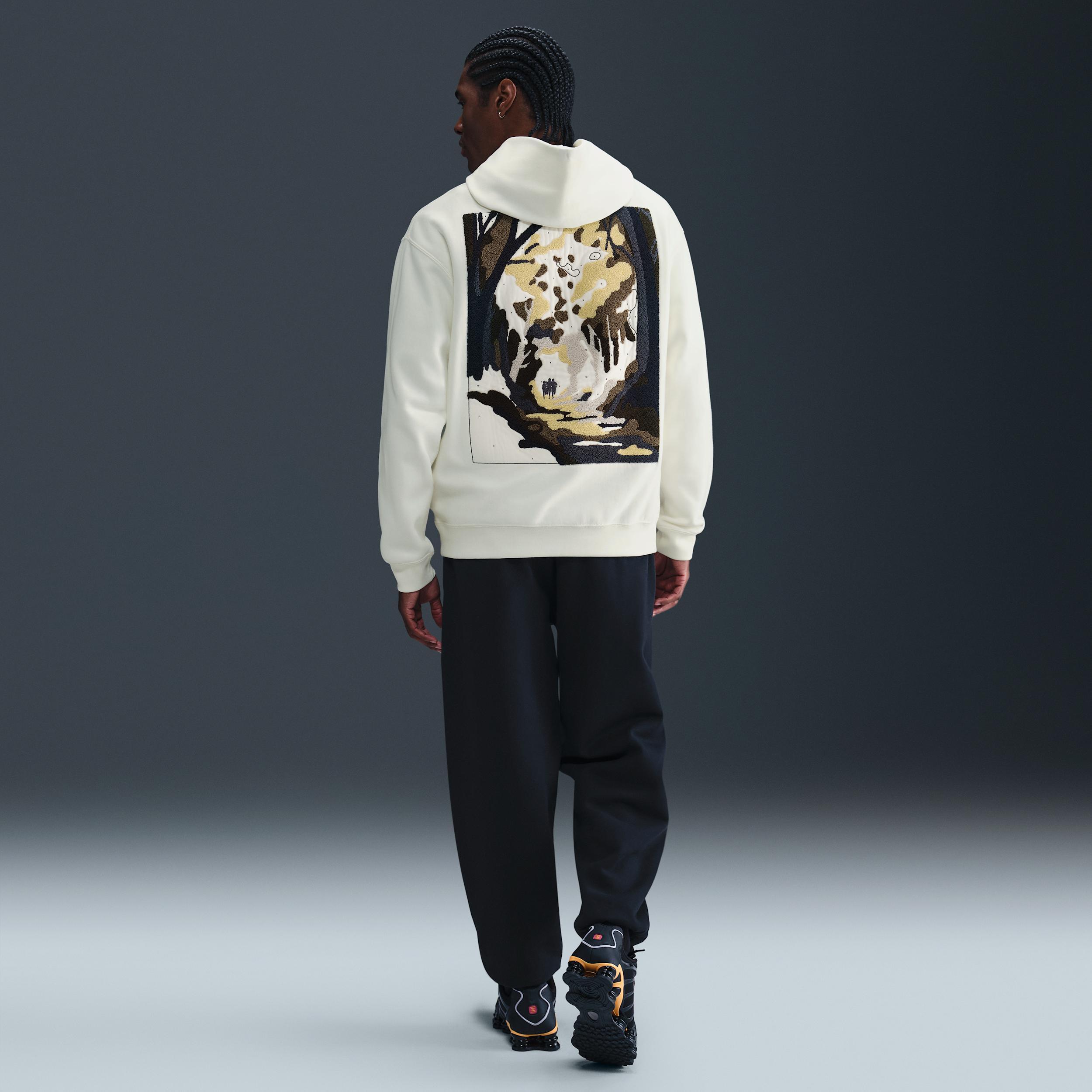 Nike Mens Solo Swoosh Pullover Hoodie | HV0891-133 Product Image