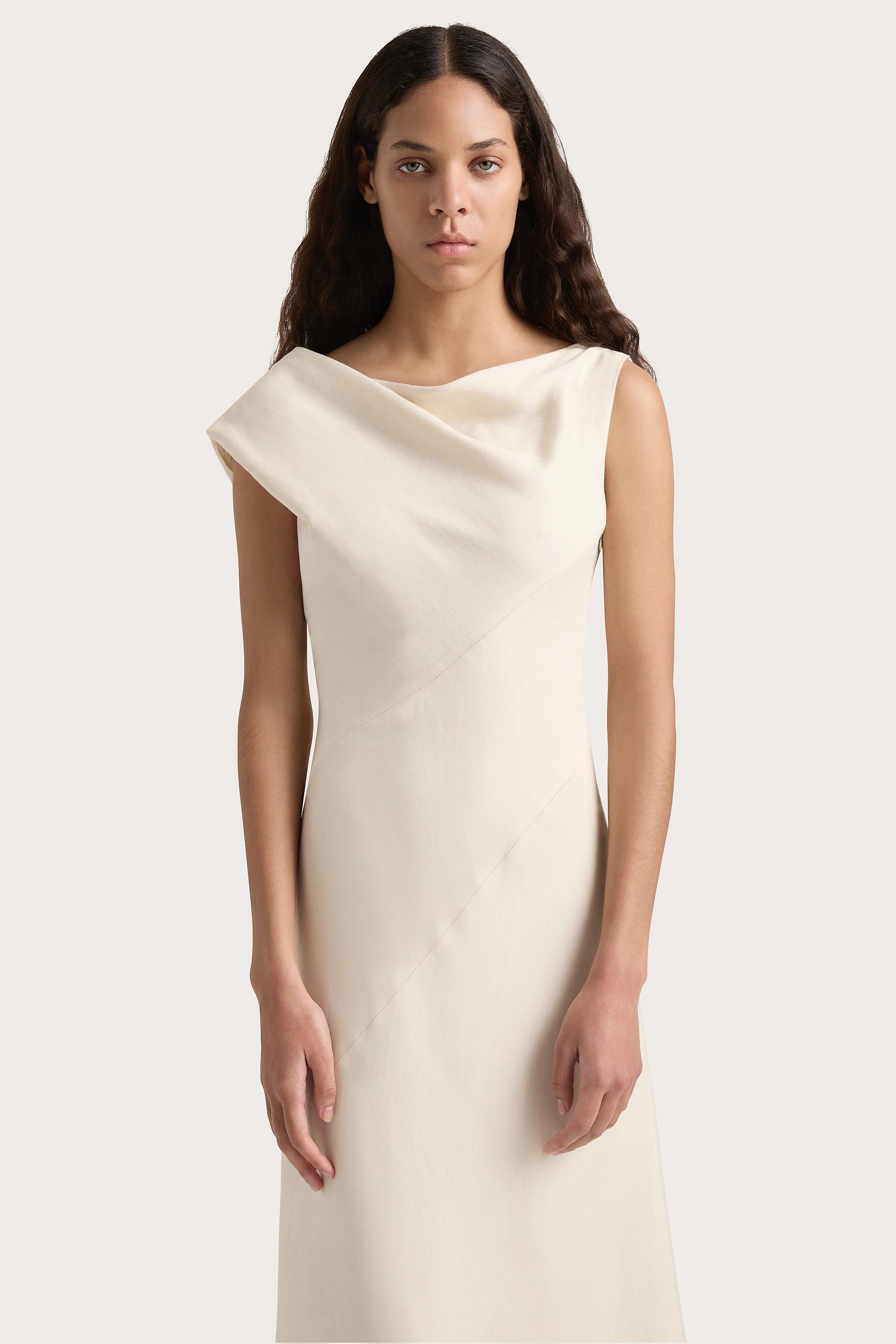 Alva Dress Beige Product Image