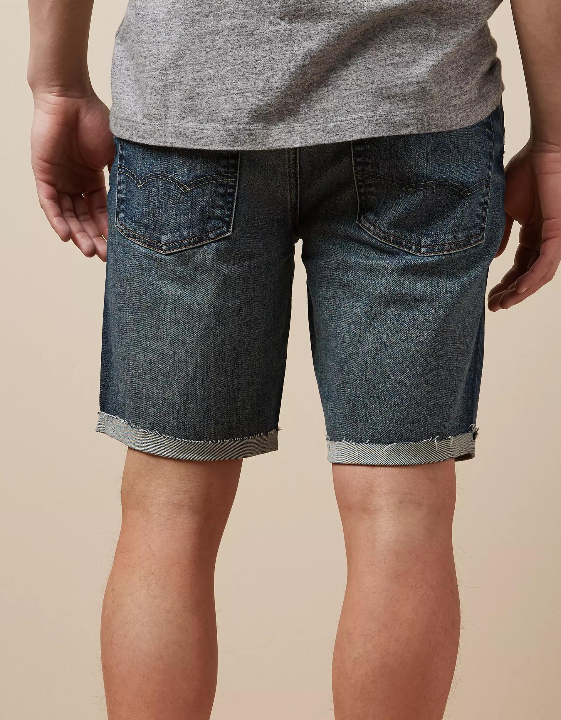AE 9" AirFlex+ Ultrasoft Patched Denim Short Product Image