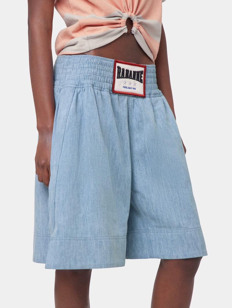 PEACH STRIPED TEE-SHIRT PIERCING IN COTTON JERSEY Product Image