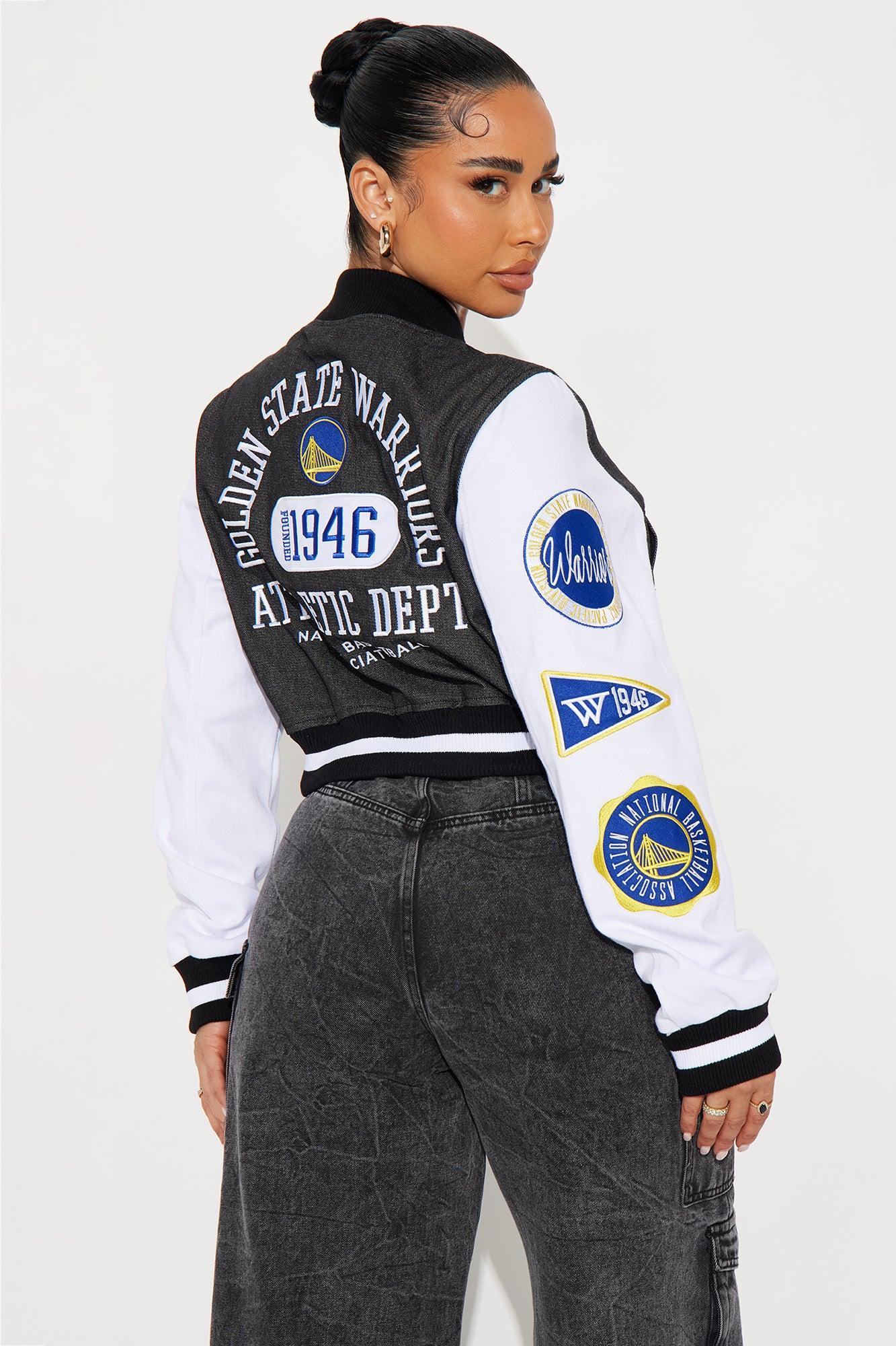 Warriors Home Game Jacket - Black Wash Product Image