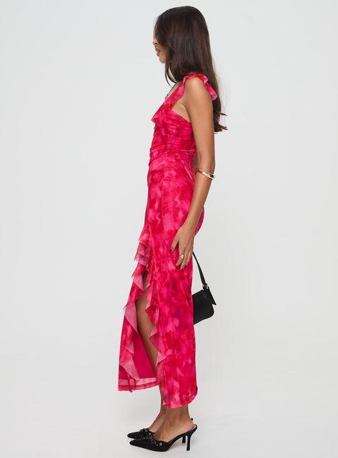Ceri Maxi Dress Pink Product Image