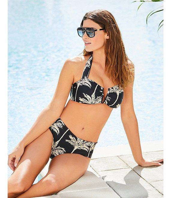 Gibson & Latimer West Palms V-Wire Bandeau Swim Top Product Image