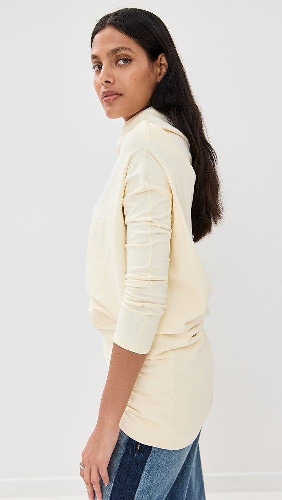 A.W.A.K.E. MODE Jersey Cowl Neck Draped Top | Shopbop Product Image