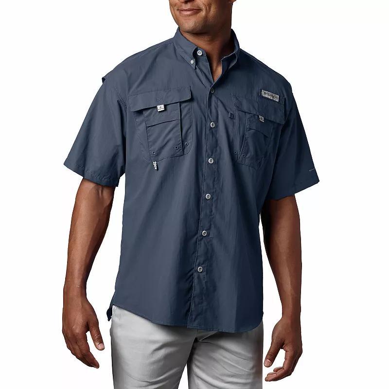 Columbia PFG Bahama II Relaxed Fit Solid Short Sleeve Woven Shirt Product Image