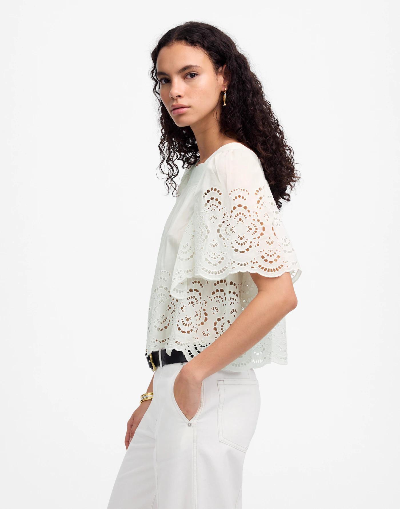 Flutter-Sleeve Top Product Image