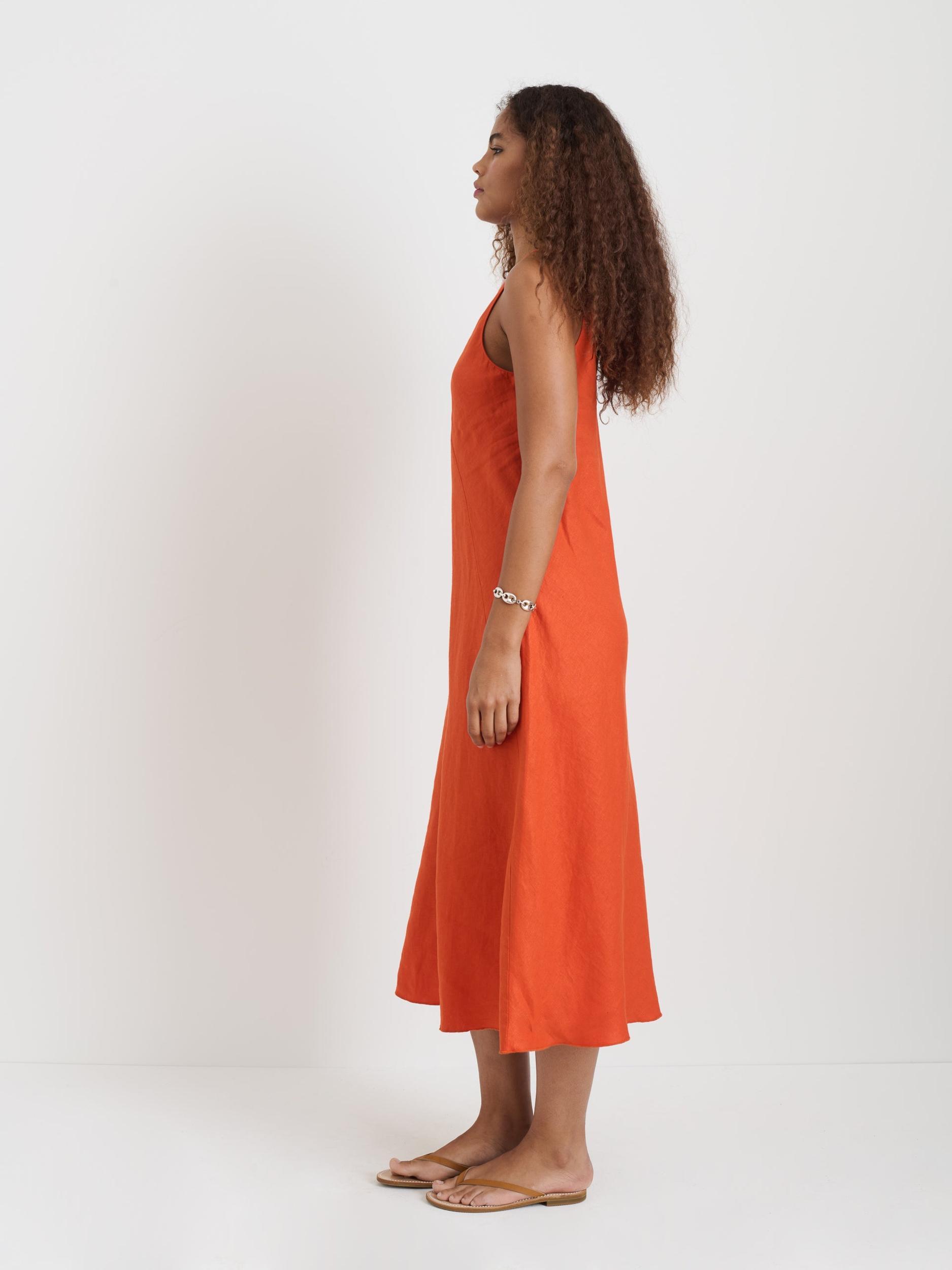 Flora Dress In Linen Product Image