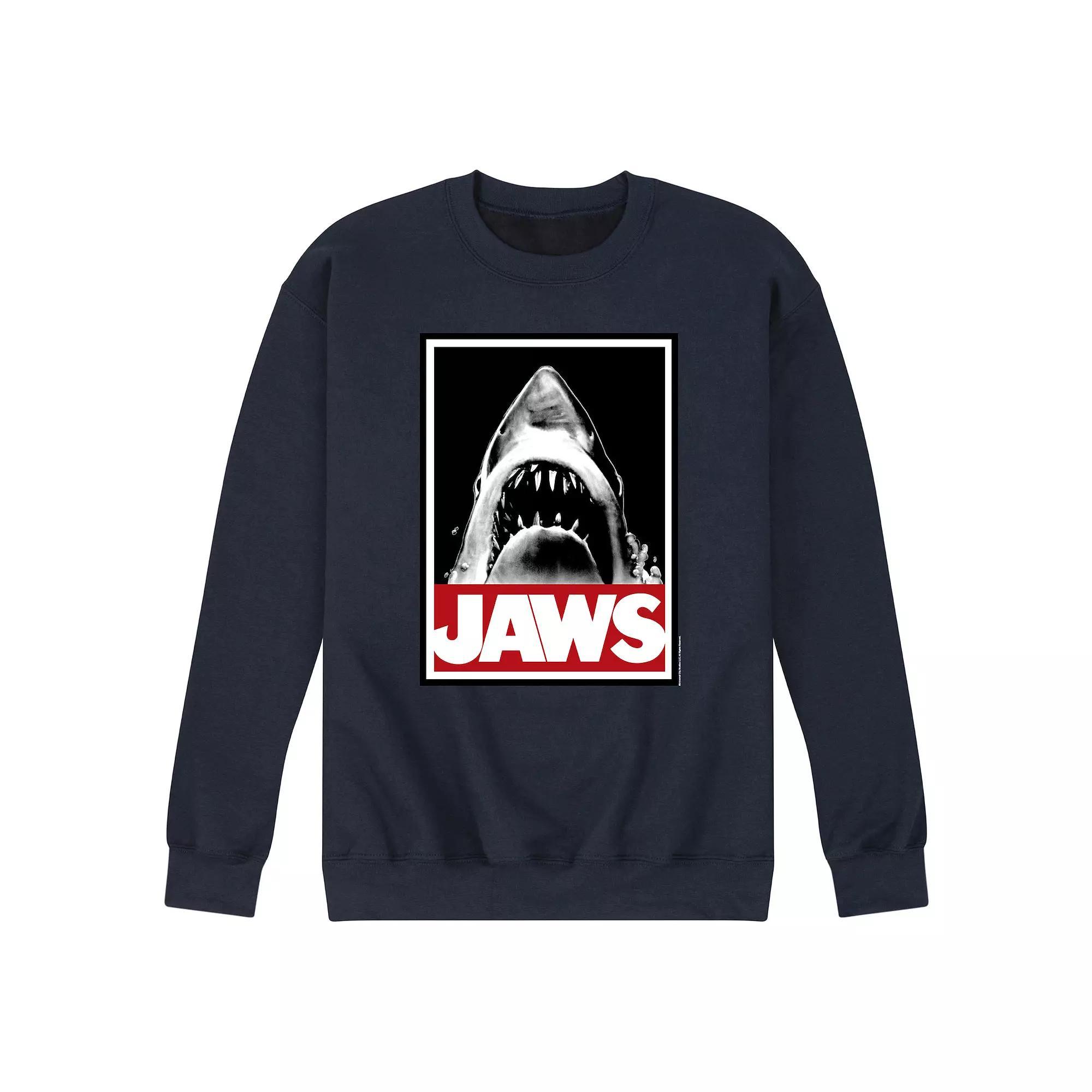 Men's Jaws The Giant Fleece Sweatshirt, Size: Medium, Blue Product Image