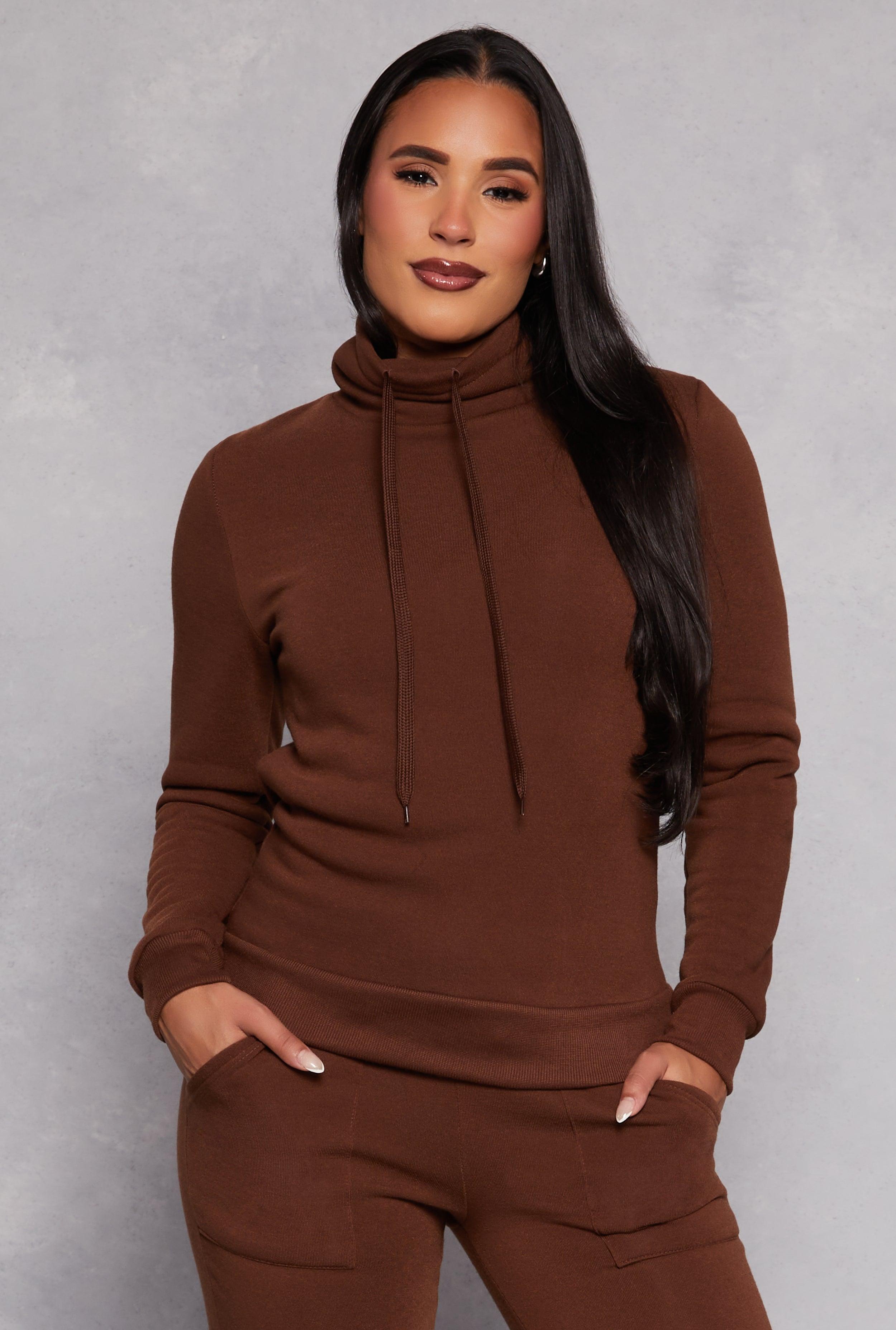 Womens Funnel Neck Sweatshirt Product Image