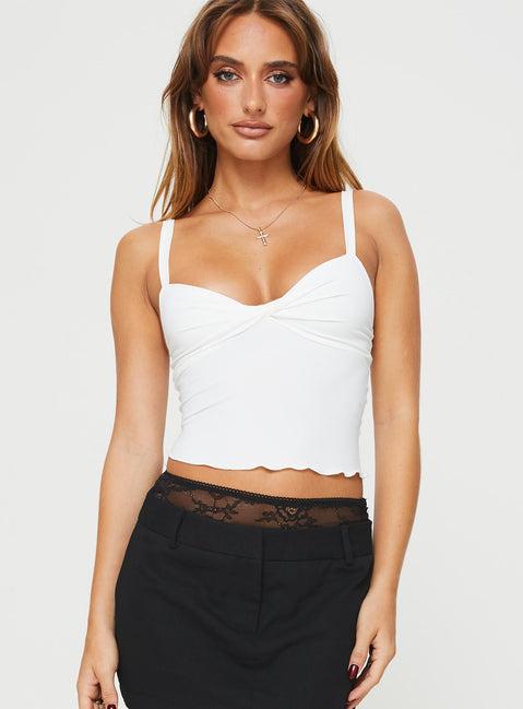 Greyer Top White Product Image