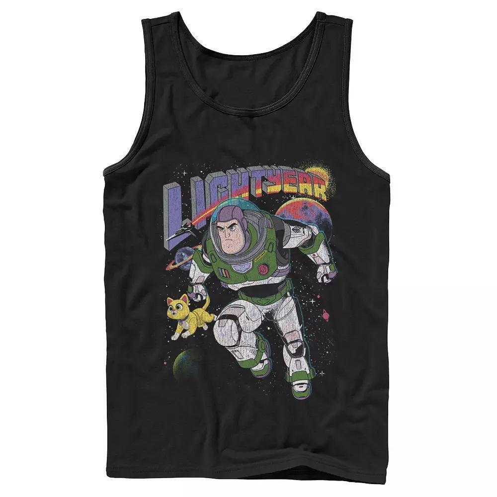 Disney / Pixar's Lightyear Buzz & Sox Men's Space Ranger and Companion Robot Tank Top,  Product Image