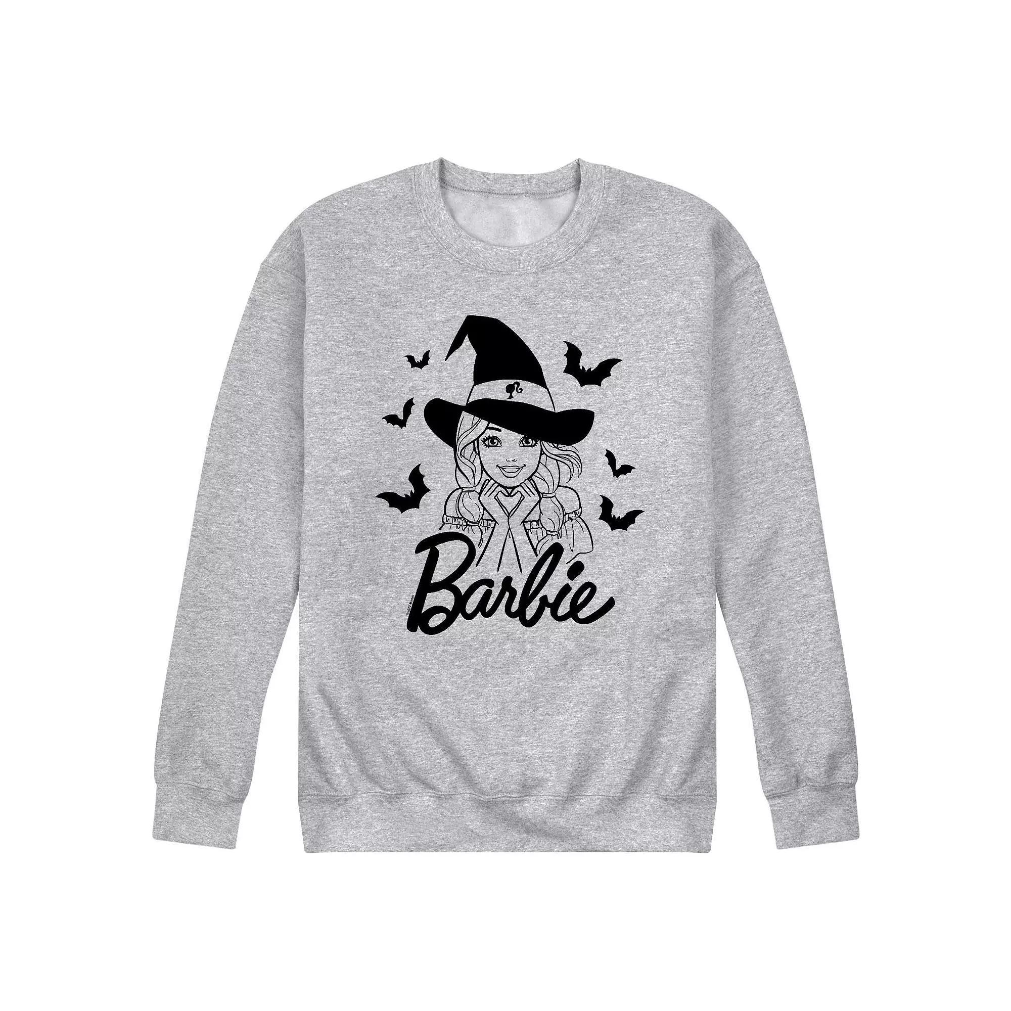 Men's Barbie® With Bats Graphic Sweatshirt, Size: Small, Gray Product Image