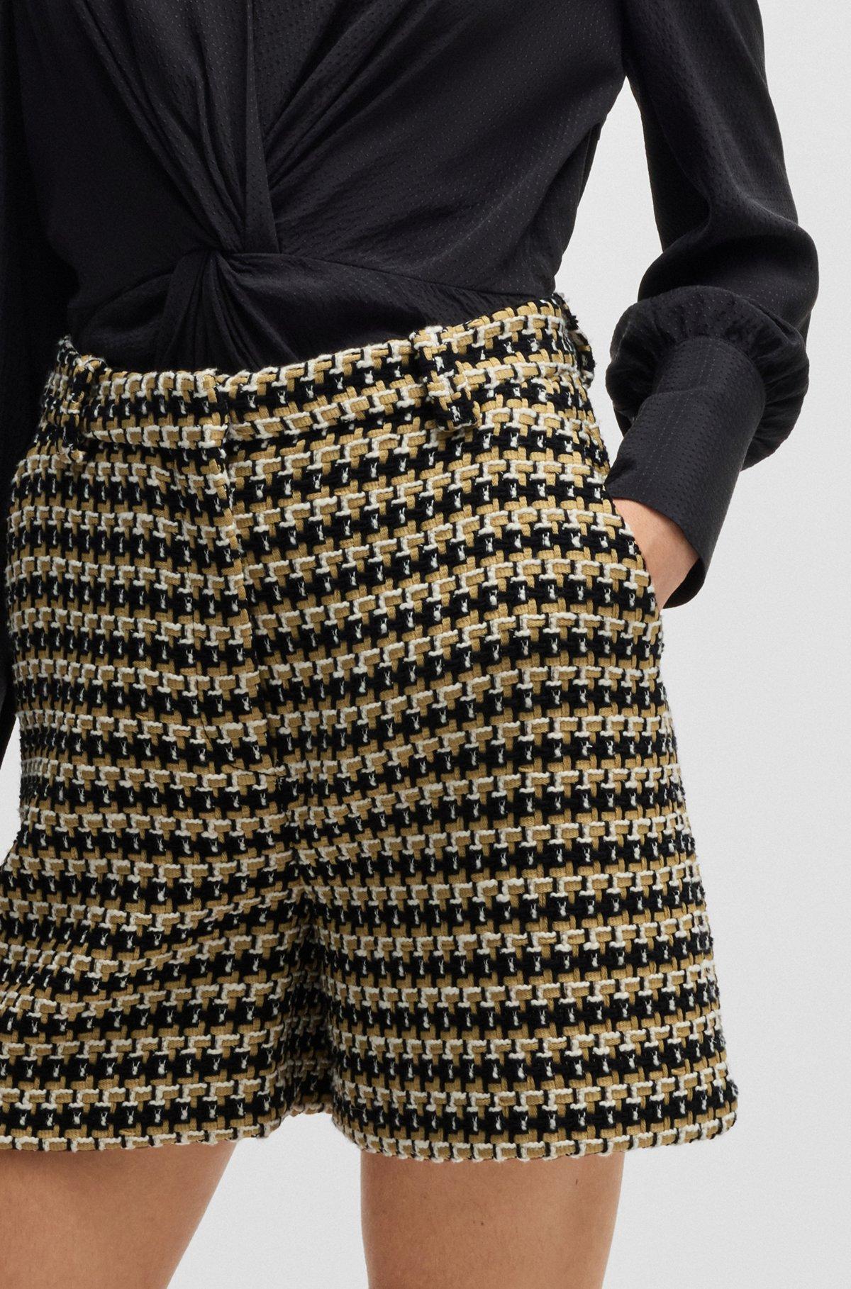 Relaxed-fit shorts in tweed Product Image