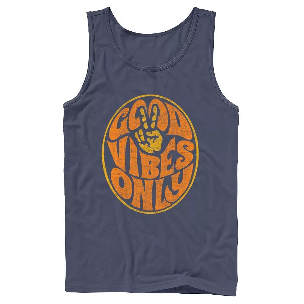 Men's Fifth Sun Good Vibes Only Vintage Text Tank Top,  Product Image