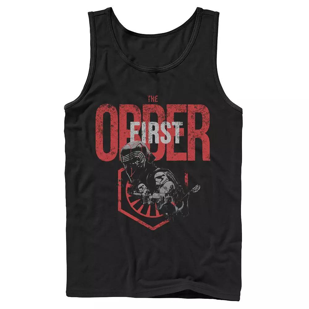 Men's Jurassic Park Neon Gradient Scene Tank Top,  Product Image