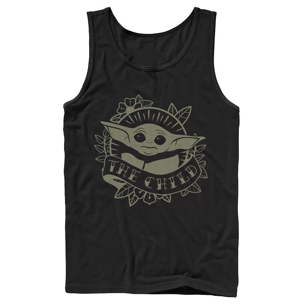 Men's Nintendo Super Mario Name Fade Poster Tank Top, Size: Medium, Black Product Image