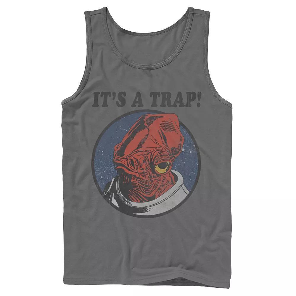 Men's Star Wars Admiral Ackbar IT'S A TRAP! Quote Tank Top,  Product Image