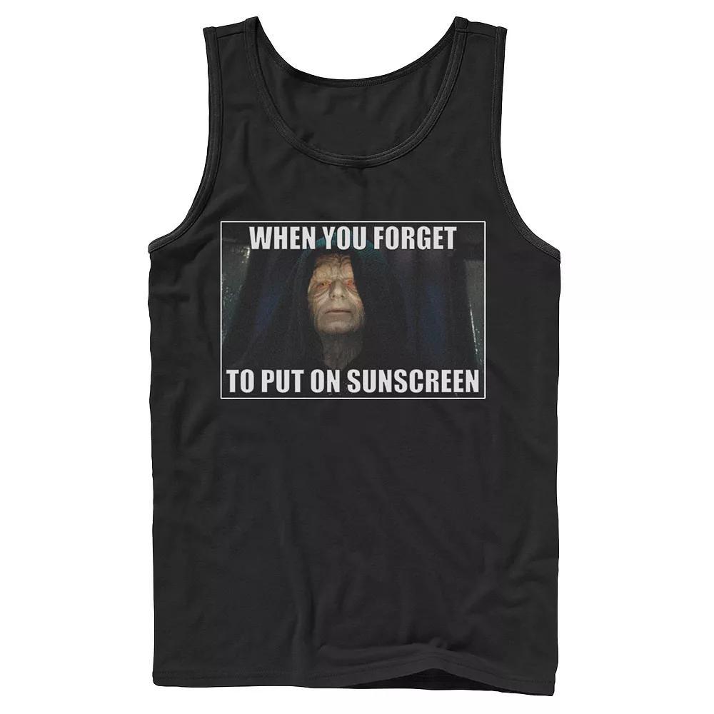 Men's Star Wars When You Forget To Put On Sunscreen Tank Top,  Product Image
