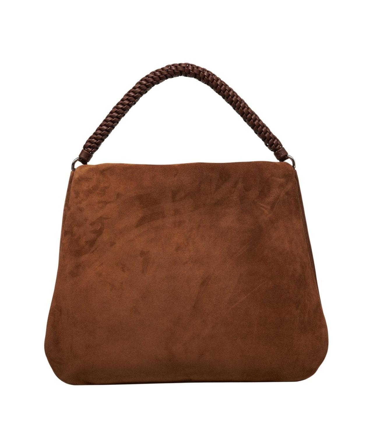 Shoulder bag in suede leather Product Image