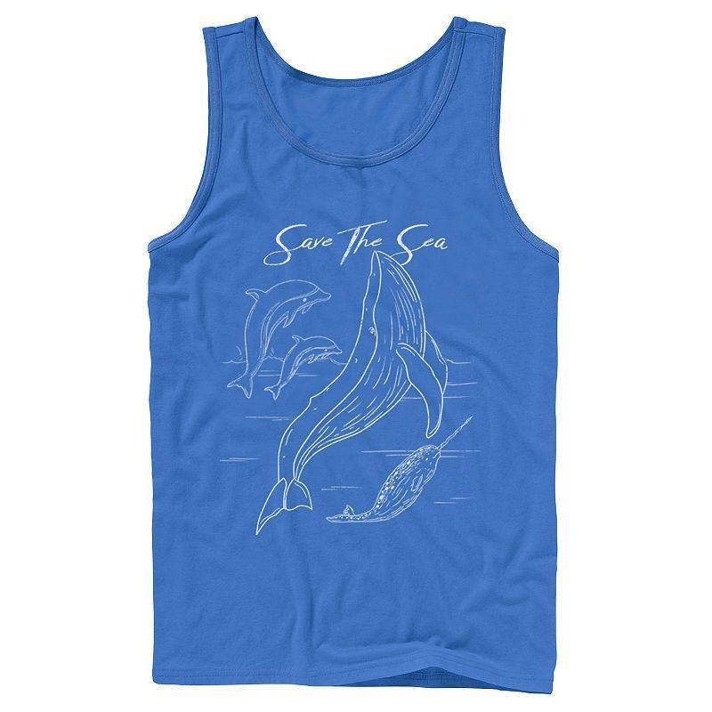 Men's Avatar The Last Airbender Painted Show Ideograph Logo Tank Top,  Product Image