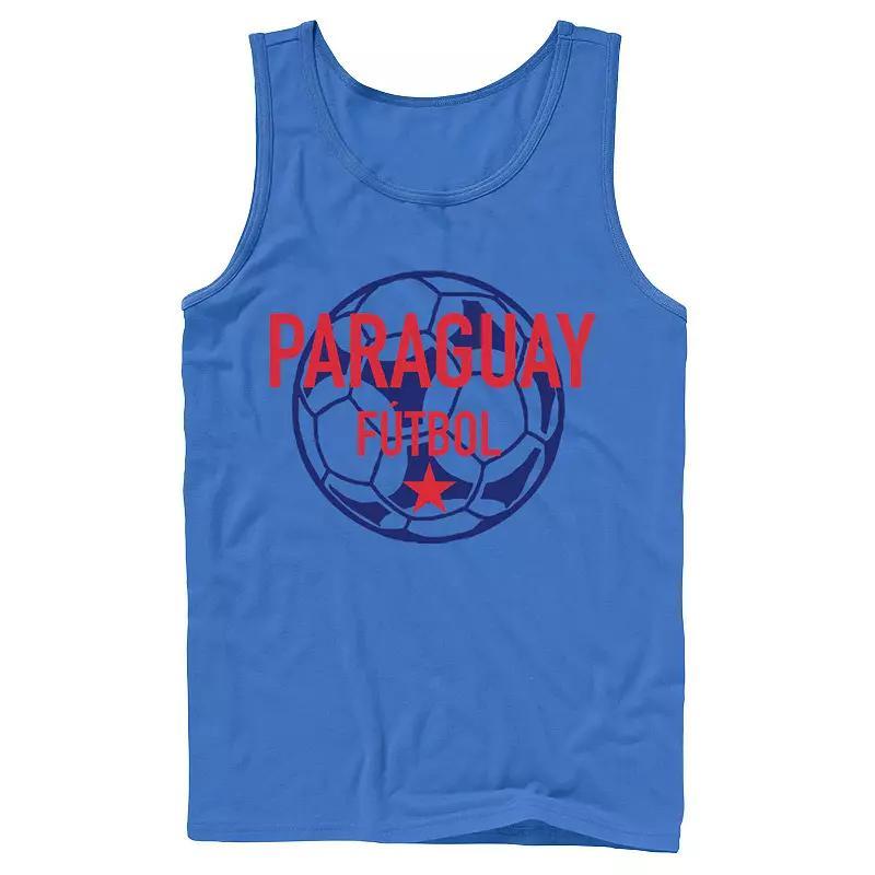 Men's Paraguay Futbol Club Logo Tank Top, Size: Medium, Royal Product Image