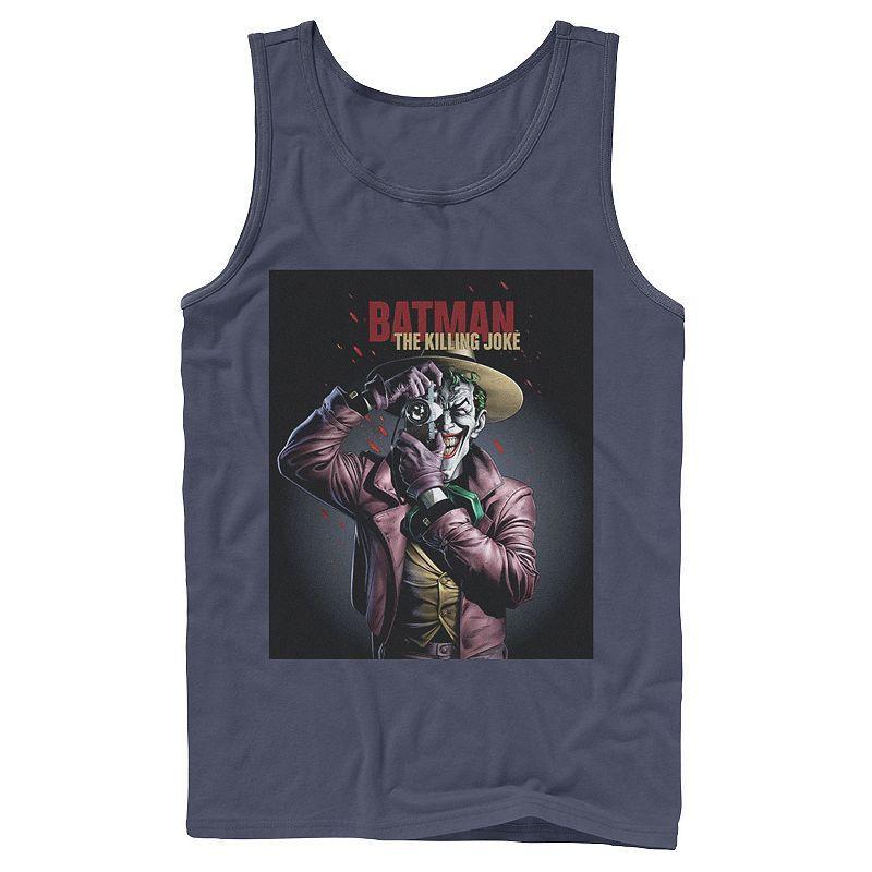 Men's DC Comics Batman The Killing Joke Joker Poster Tank Top, Size: XL, Blue Product Image