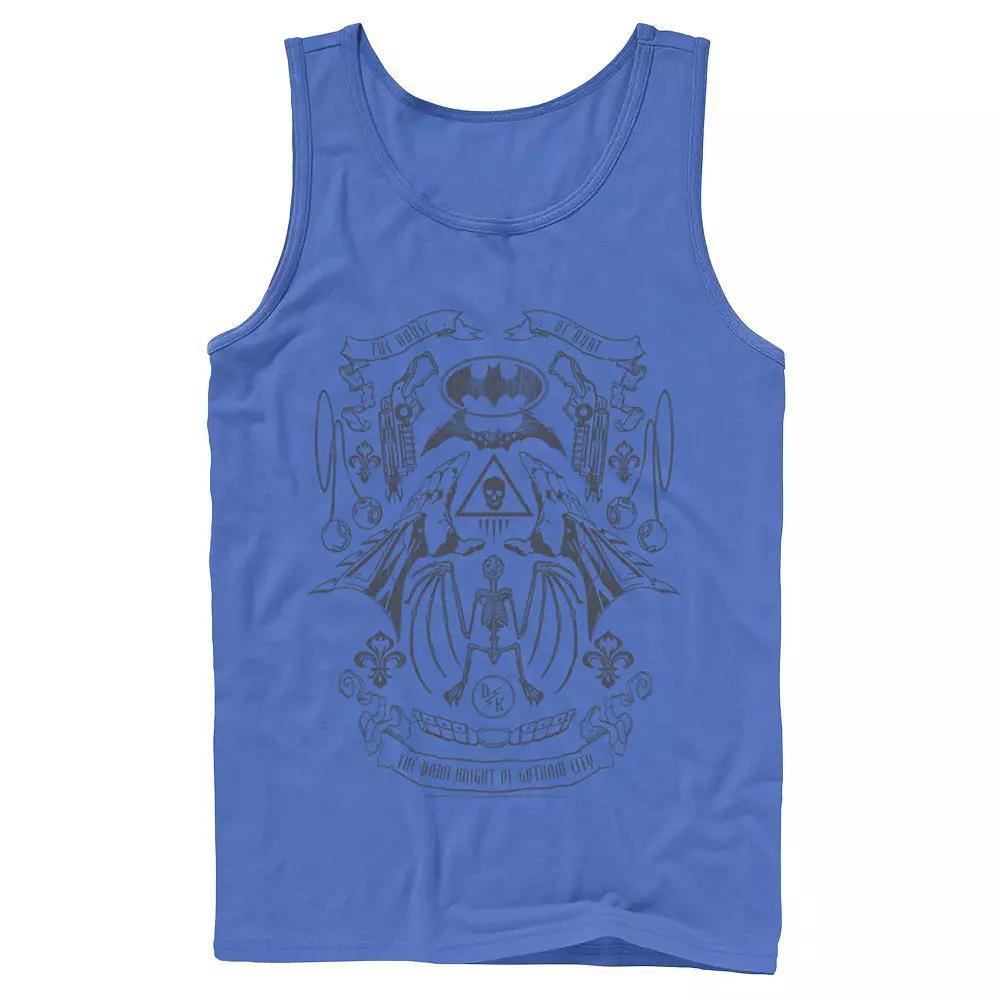 Men's Jurassic Park Neon Gradient Scene Tank Top,  Product Image