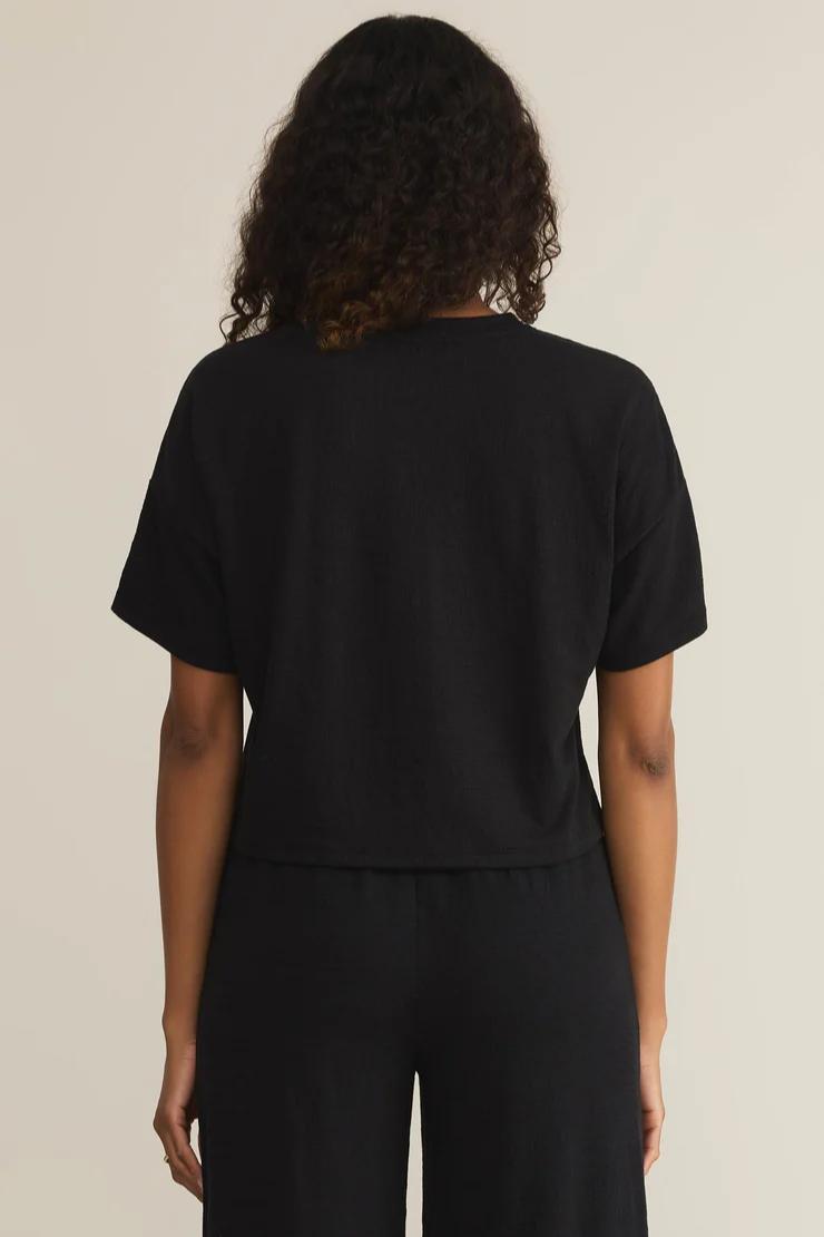 Sway Textured Cropped Tee Product Image