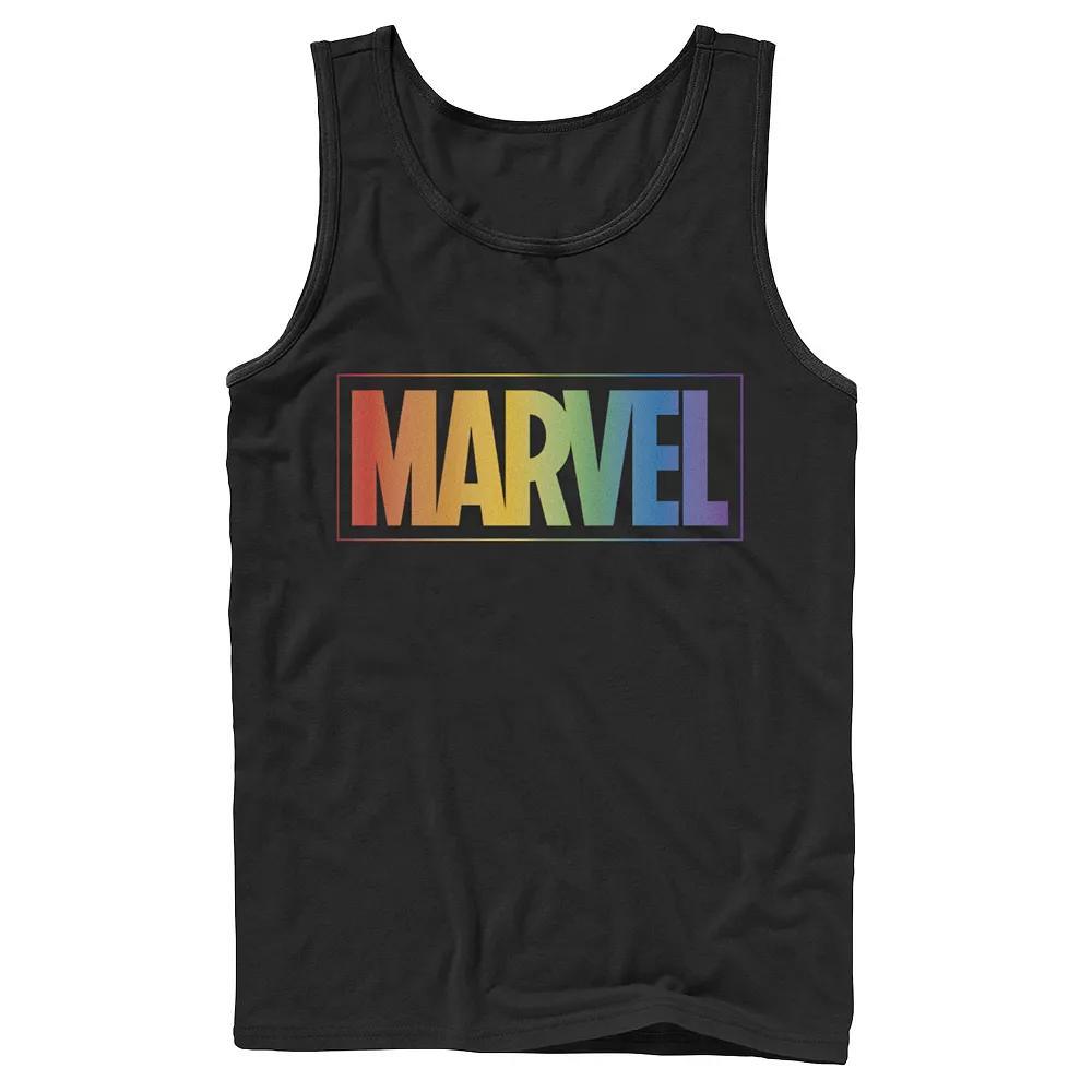 Men's Marvel Rainbow Gradient Logo Tank Top, Boy's,  Product Image