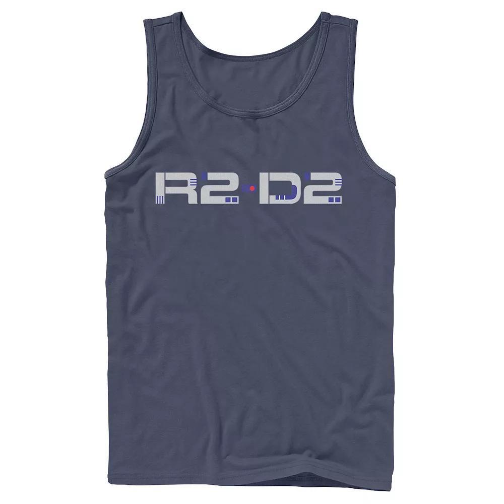 Men's Star Wars The Rise of Skywalker R2-D2 Text Tank Top,  Product Image